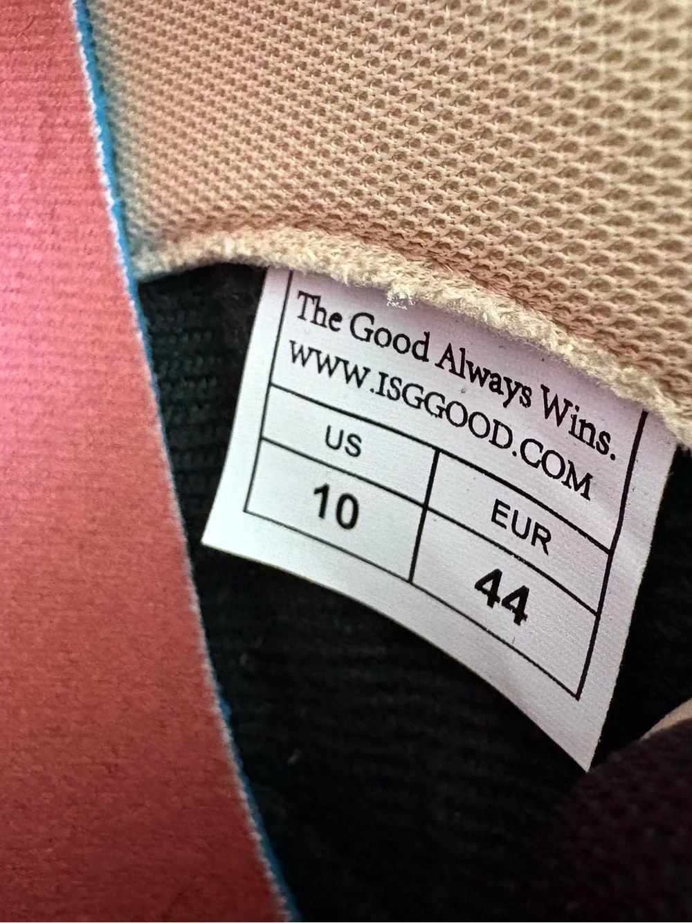 THE GOOD ALWAYS WINS Red and Tan Men’s Animal Print Sneakers